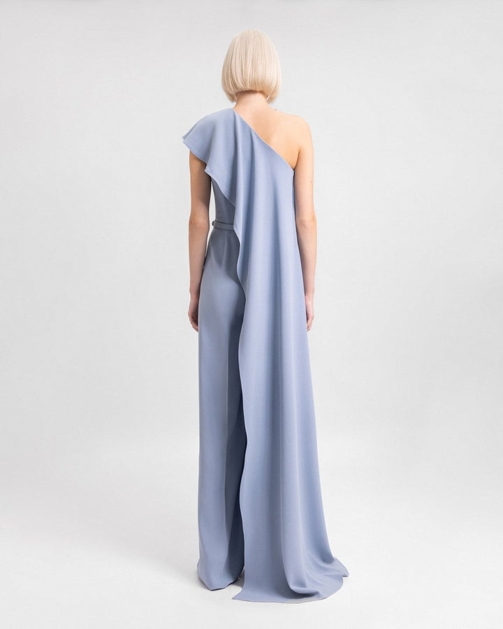 One - Shoulder Straight - Cut Jumpsuit - Gemy Maalouf