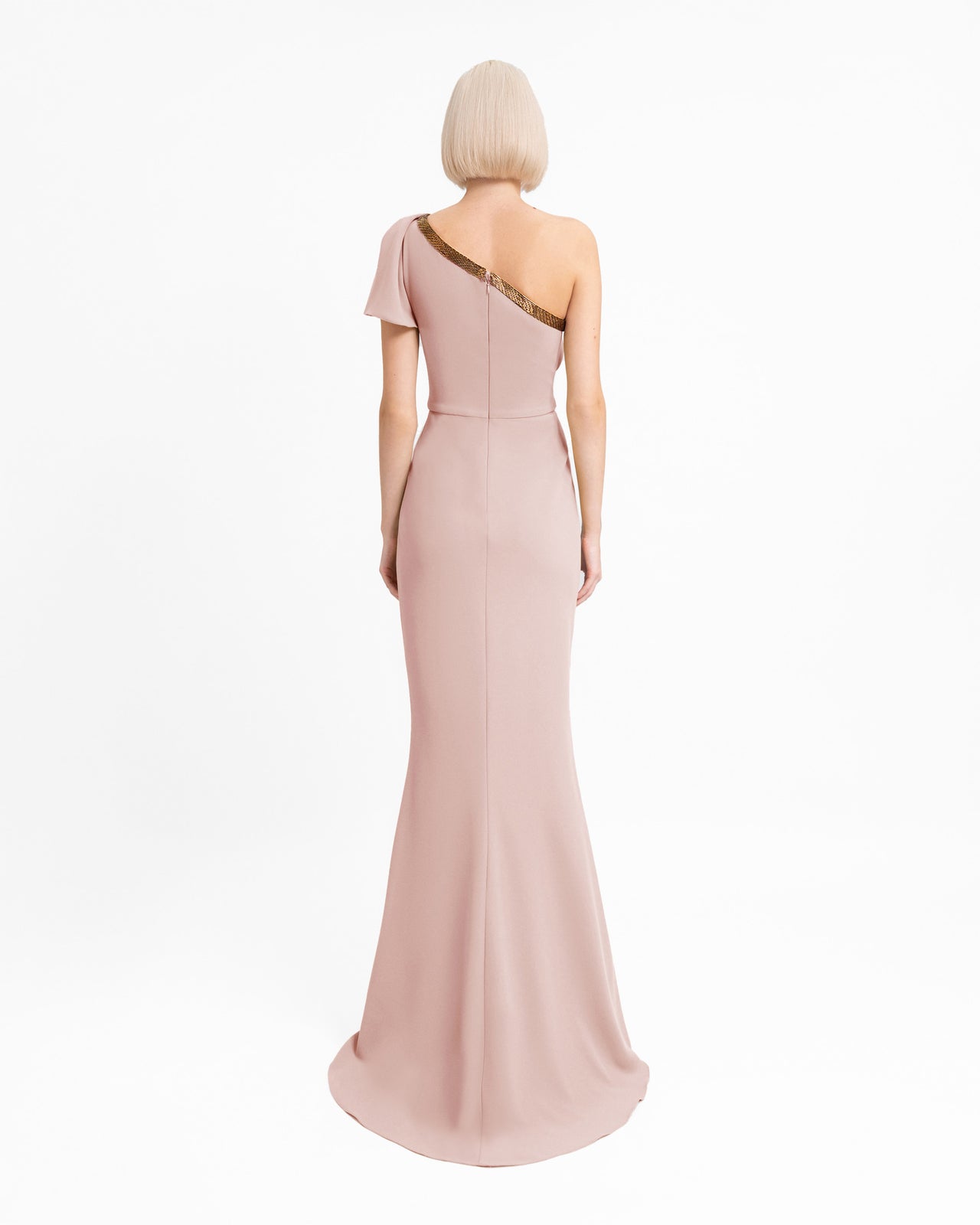 One-Shoulder Draped Dress