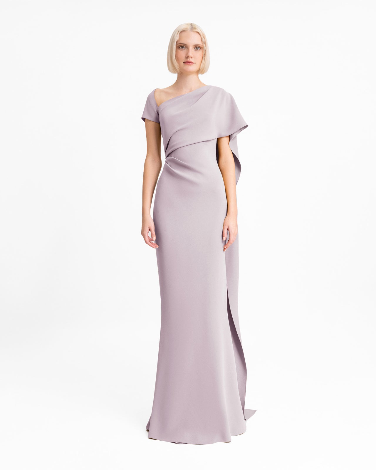 Asymmetrical Neckline Dress