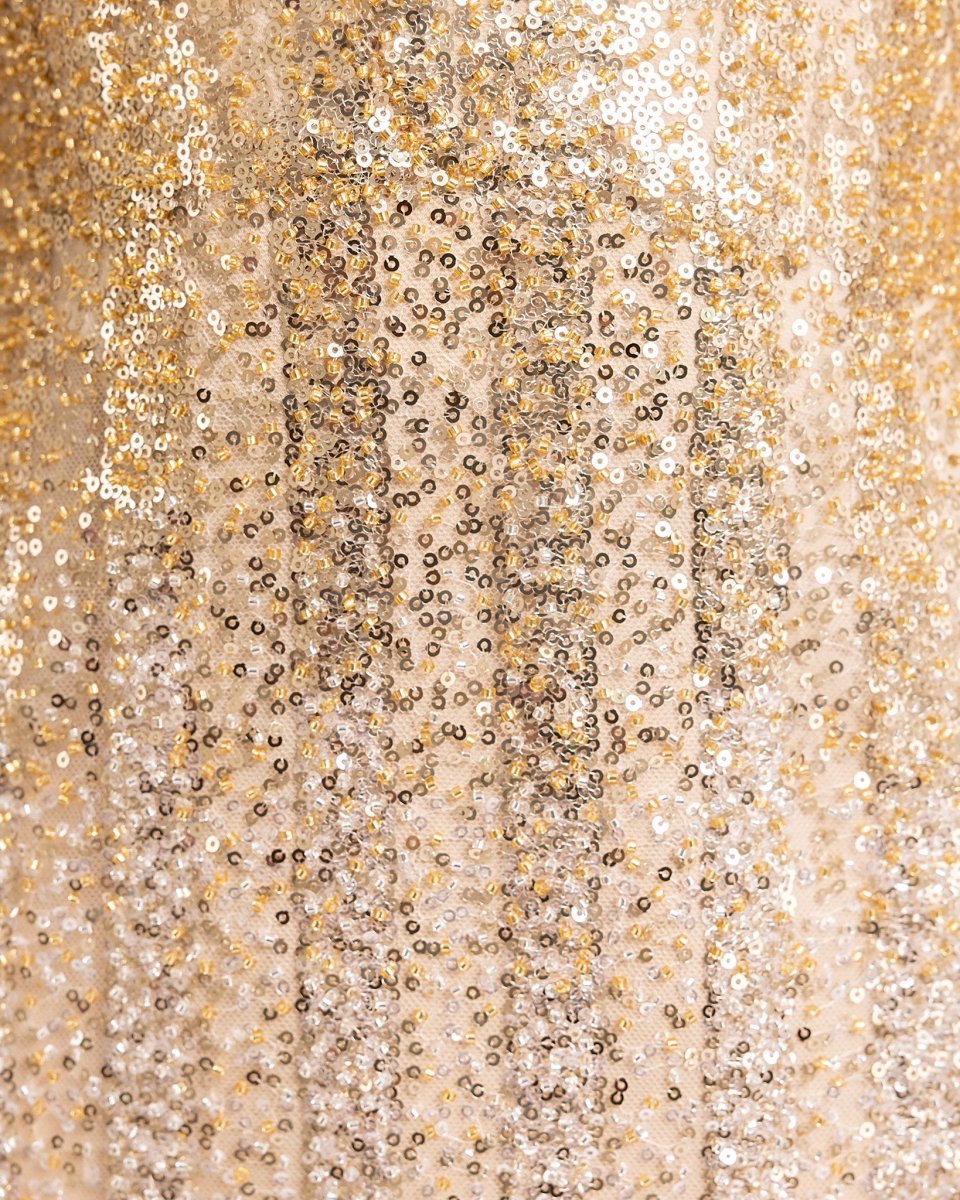 V - Neck Three - Quarter Sleeve Dress - Gemy Maalouf