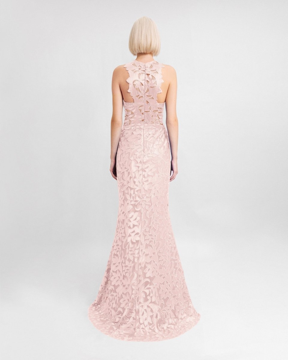 Halter - Neckline Dress - Gemy Maalouf