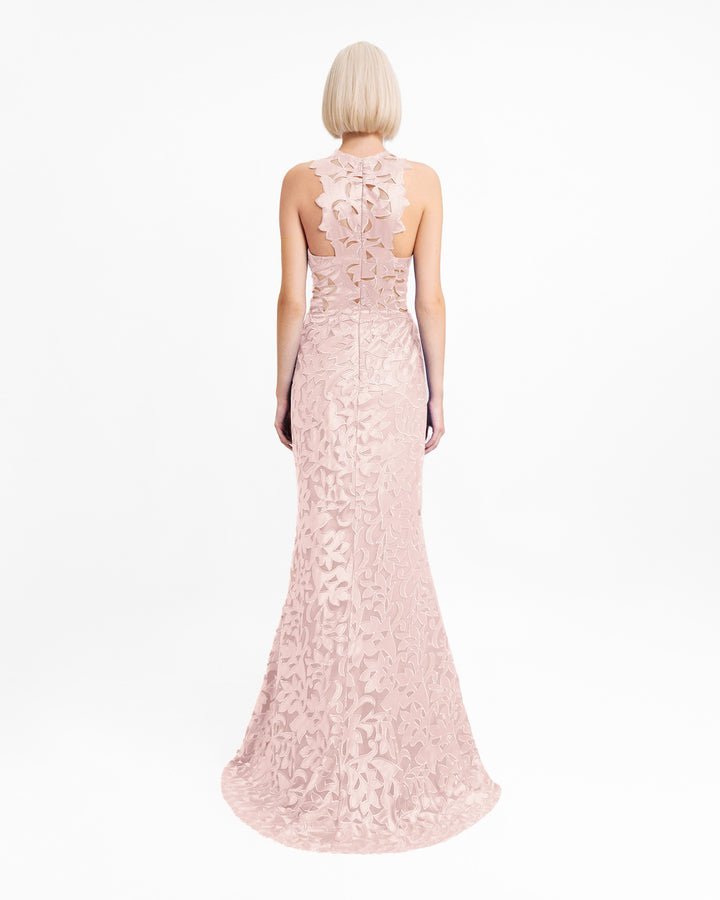 Halter-Neckline Dress
