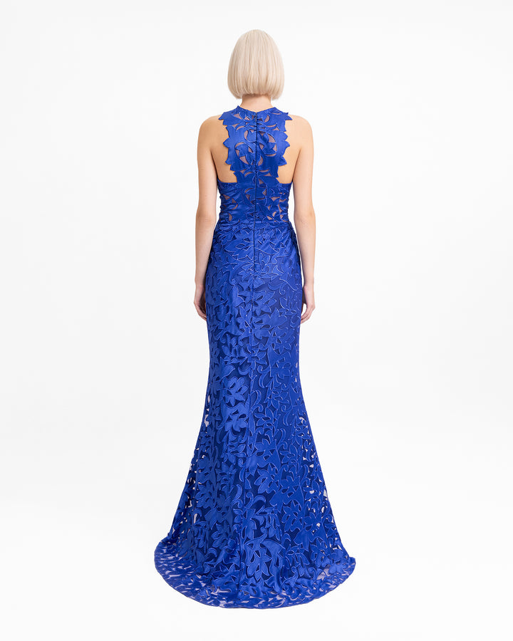 Halter-Neckline Dress