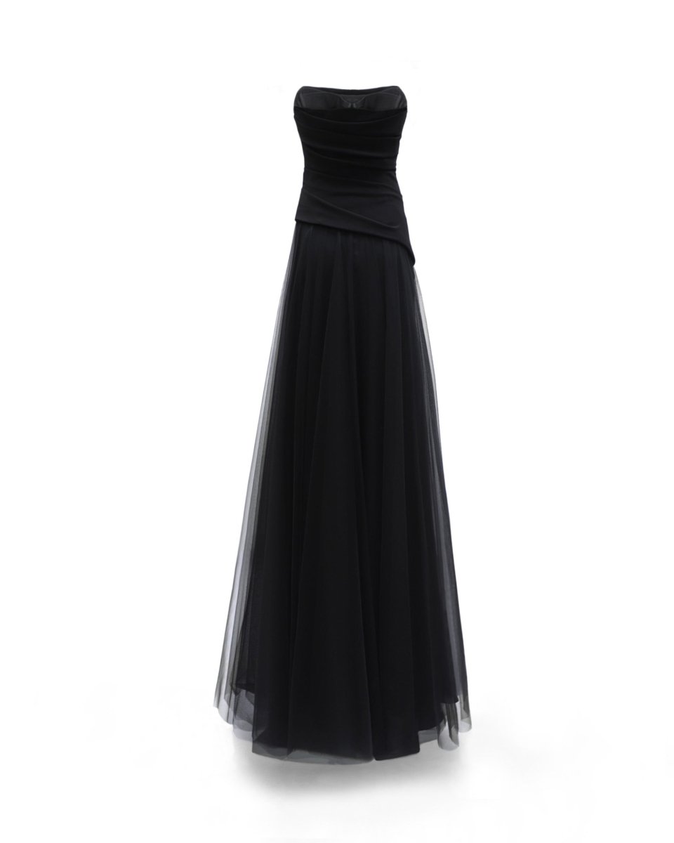 Asymmetrical Draped Corset Dress Gemy Maalouf Asymmetrical Draped Corset Dress Gemy Maalouf