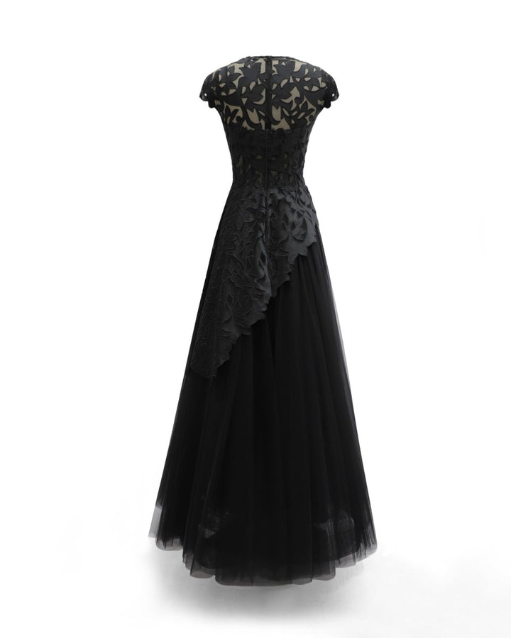 Embroidered Satin Set - Gemy Maalouf