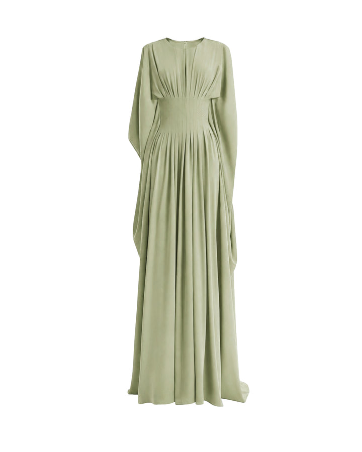 Flowy High-Neck Dress
