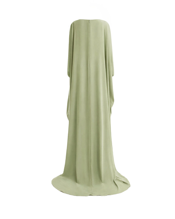 Flowy High-Neck Dress