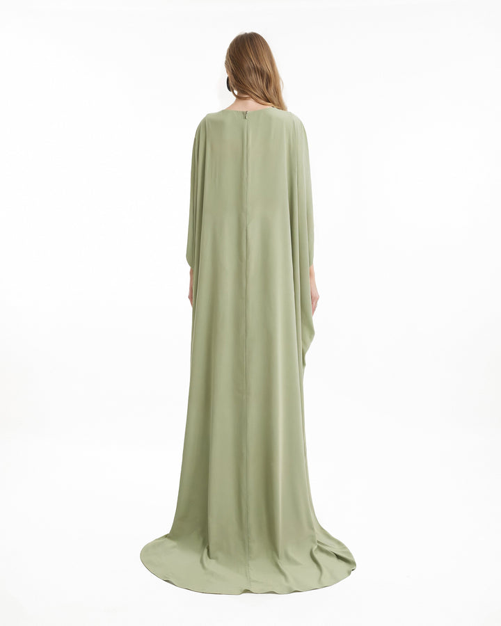 Flowy High-Neck Dress