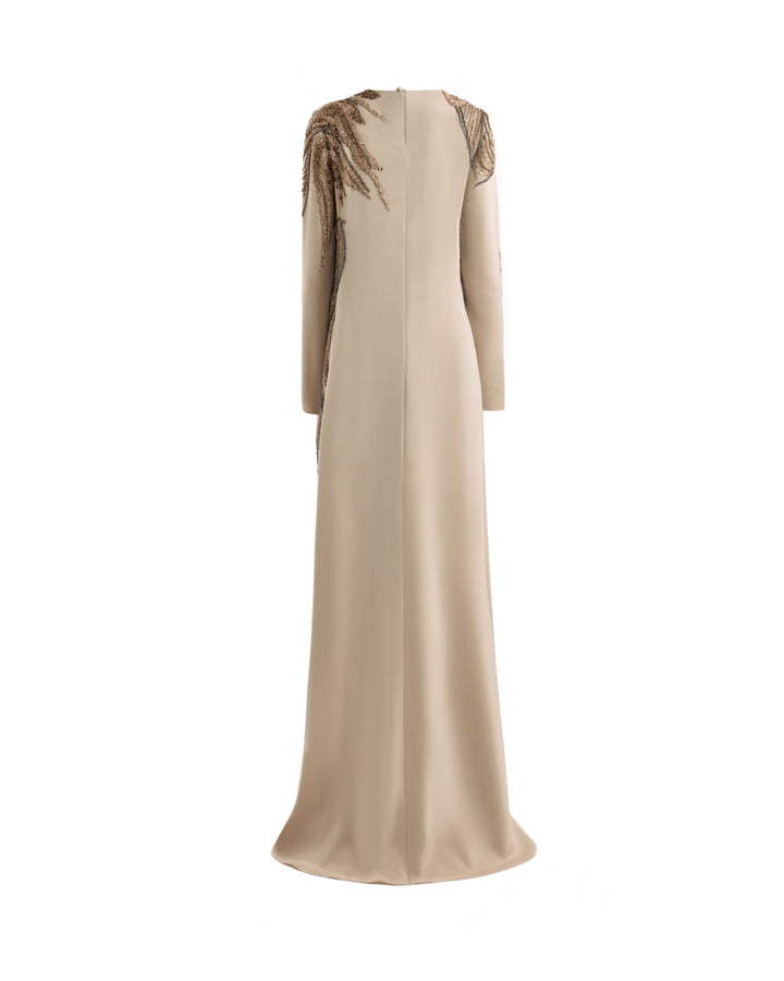 Asymmetrical Beading Dress
