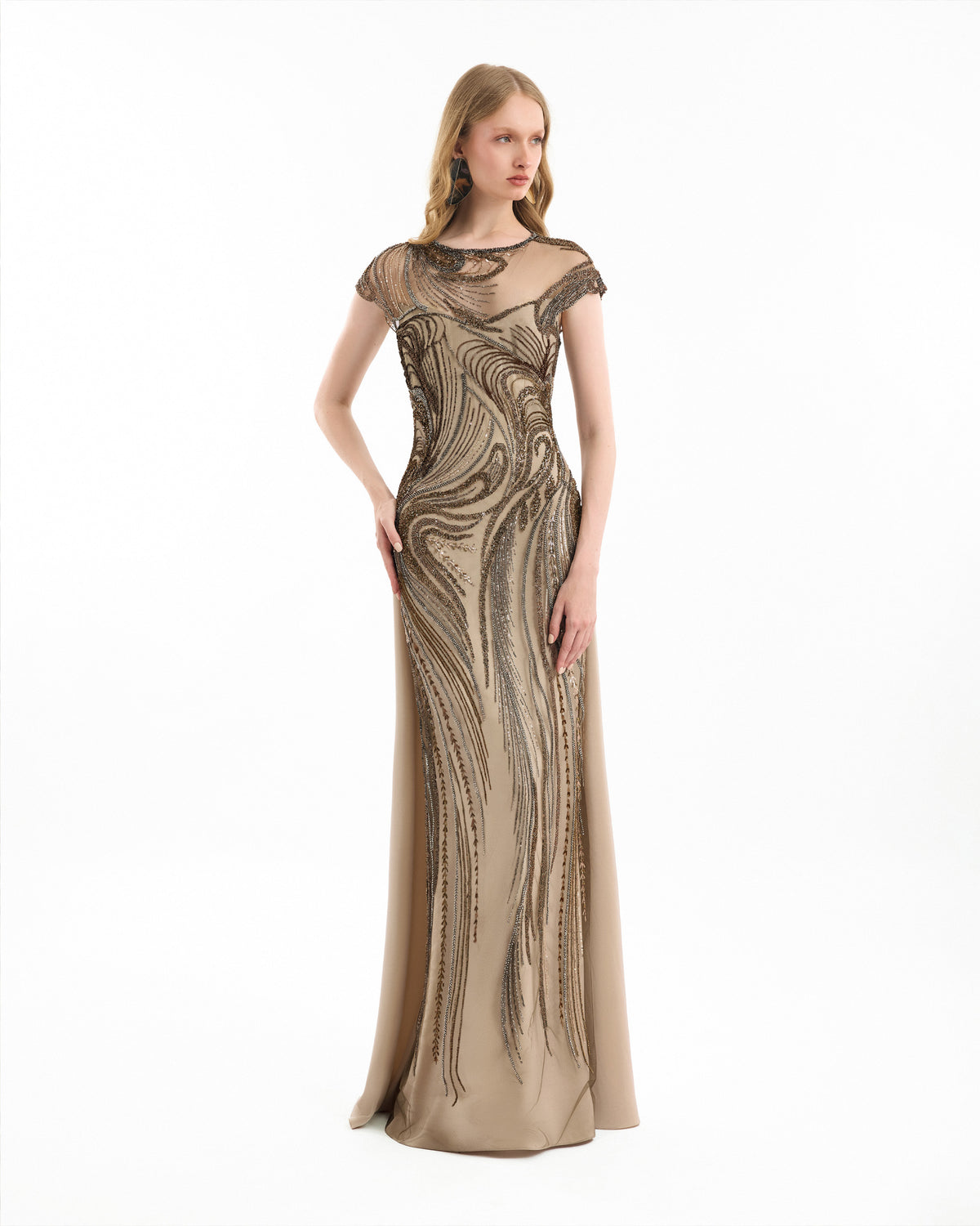 Beaded Embroidered Dress