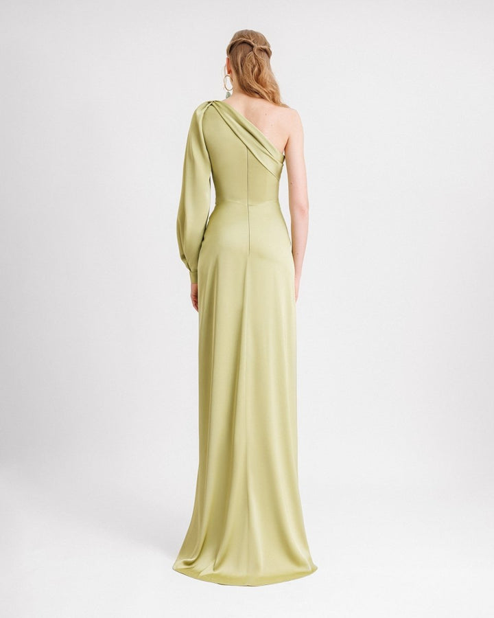 One - shoulder Draped Dress - Gemy Maalouf