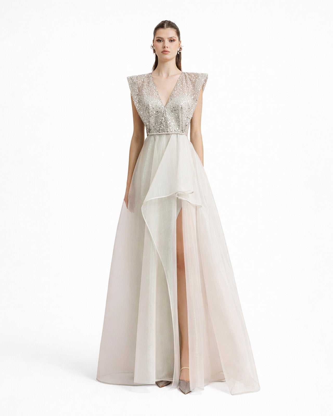 green emerald velvet dress Gemy Maalouf | Evening Dresses