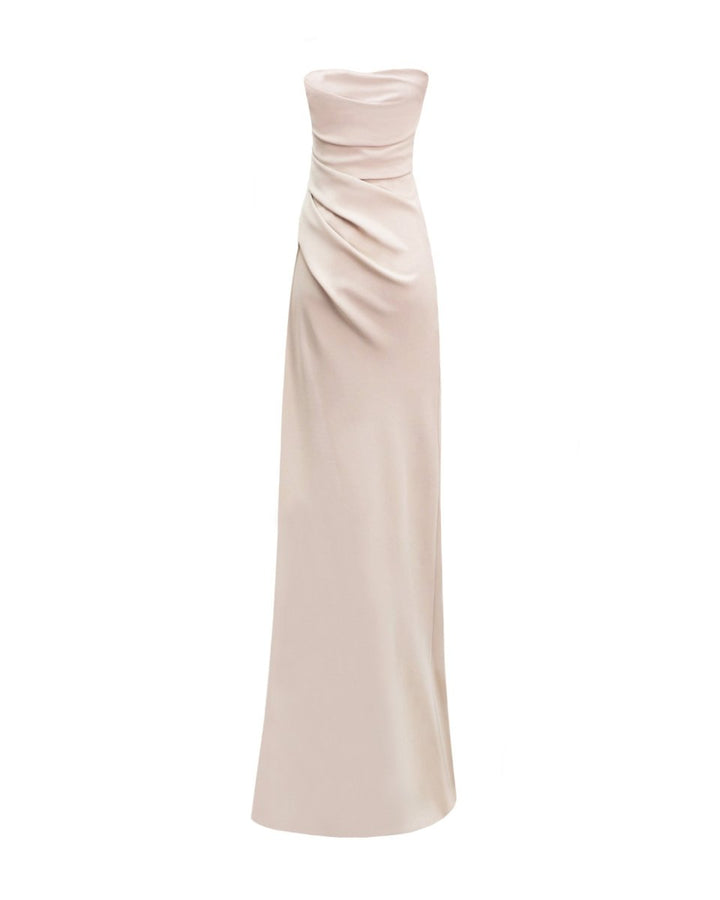 Strapless Draped Dress - Gemy Maalouf