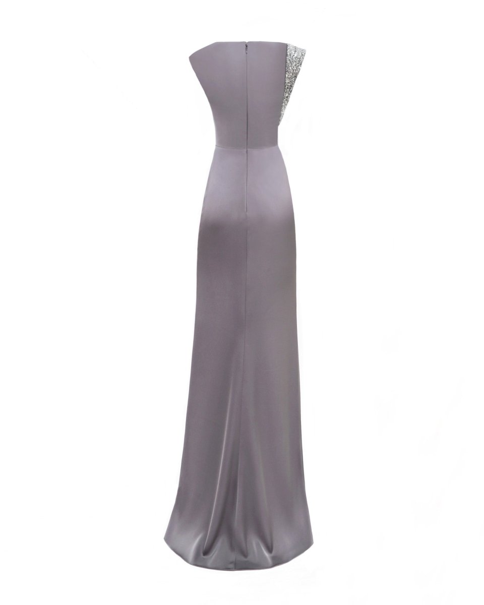 gemy maalouf dress smokey grey Gemy Maalouf Resort 25