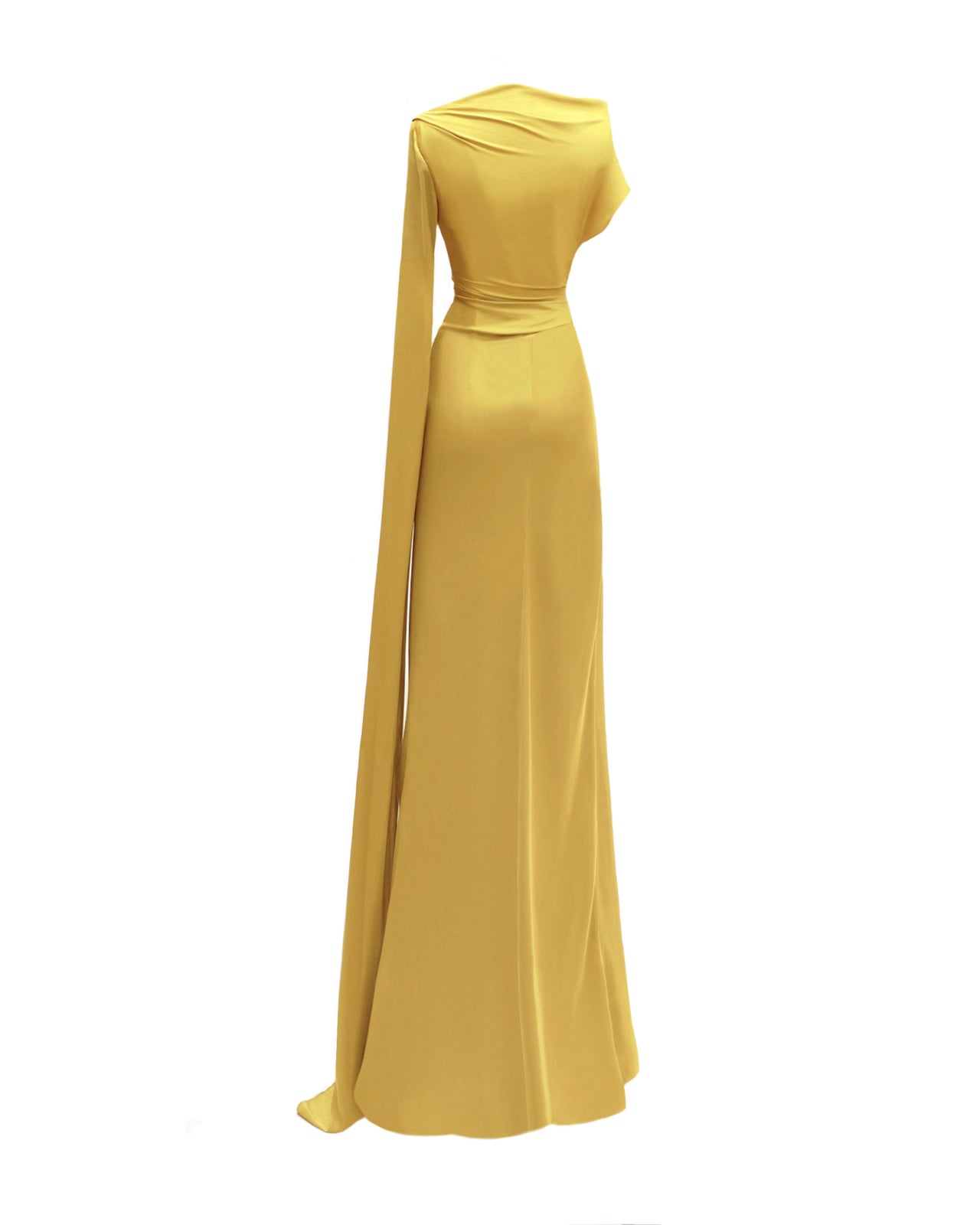 Gemy Maalouf | Evening Dresses | Asymmetrical Neckline Draped Dress Gemy Maalouf | Evening Dresses | Asymmetrical Neckline Draped Dress