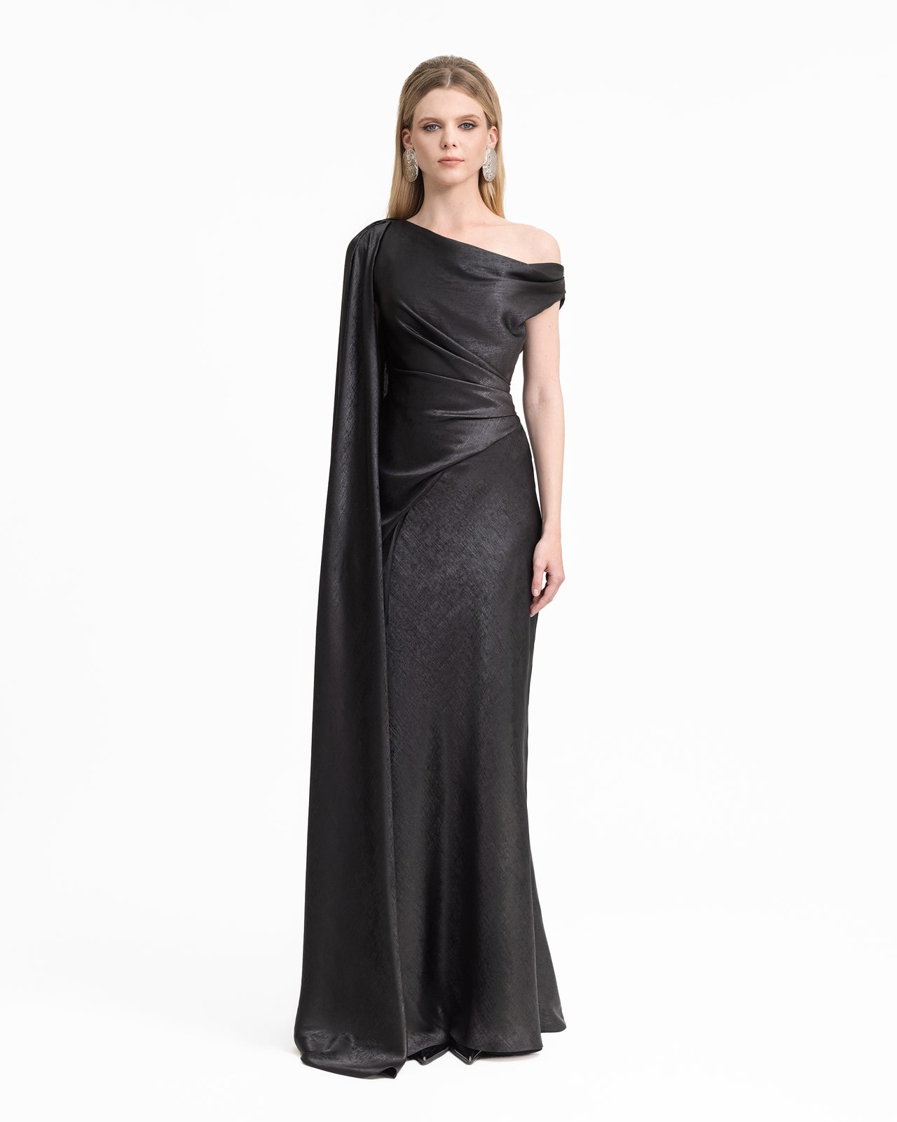 Asymmetrical Draped Dress