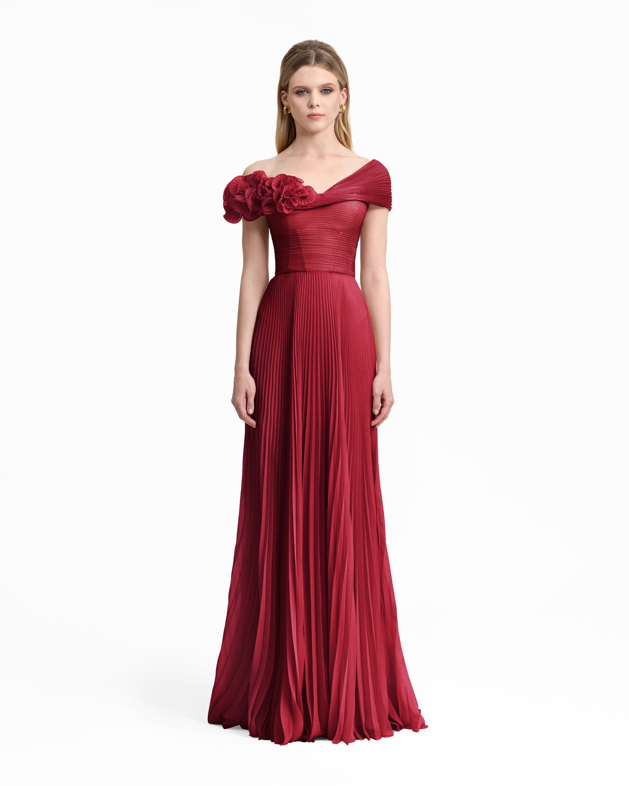 Gemy Maalouf | Evening Dresses | Asymmetrical Chiffon Corset Dress Gemy Maalouf | Evening Dresses | Asymmetrical Chiffon Corset Dress