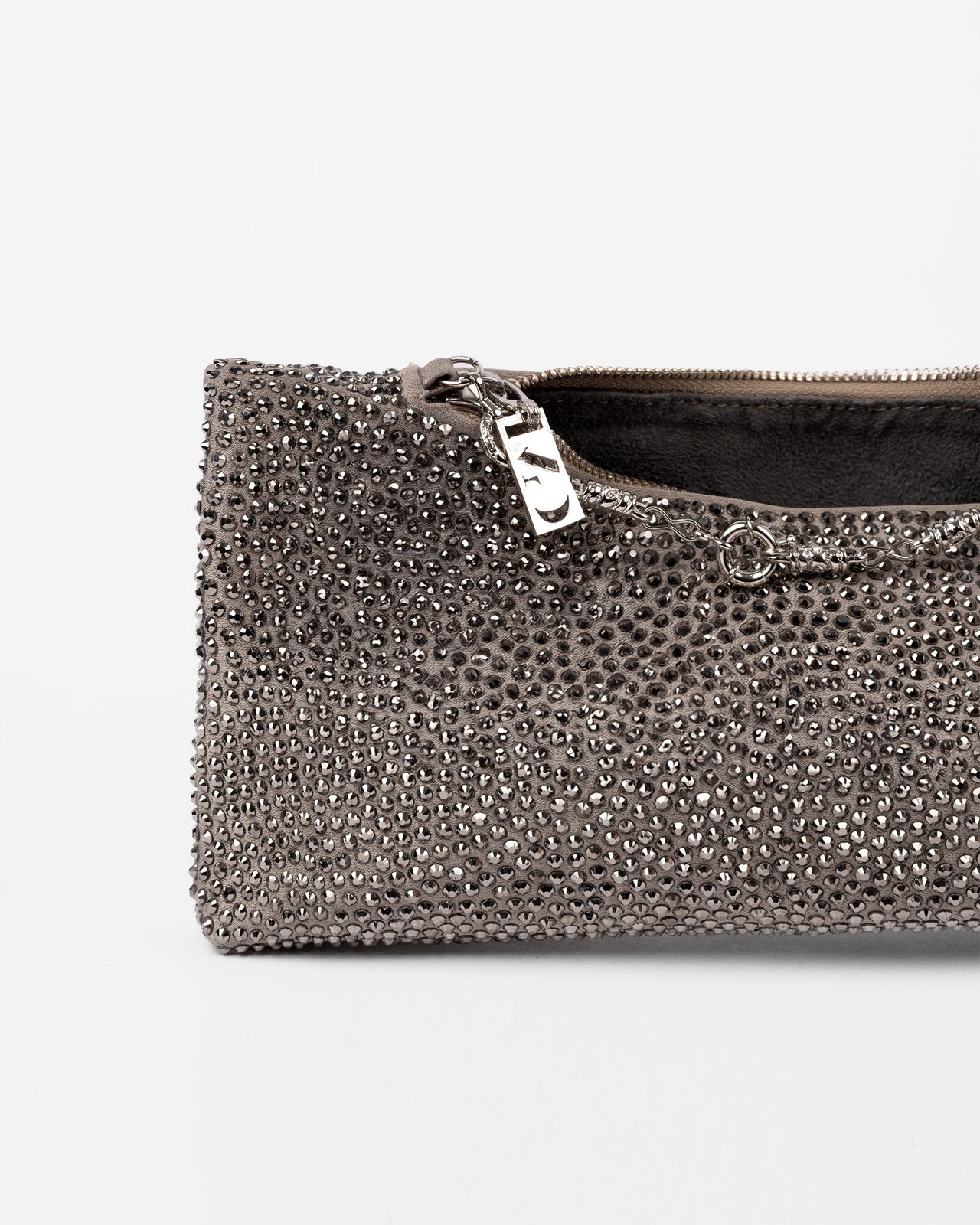 Crystal-Embellished Convertible Clutch