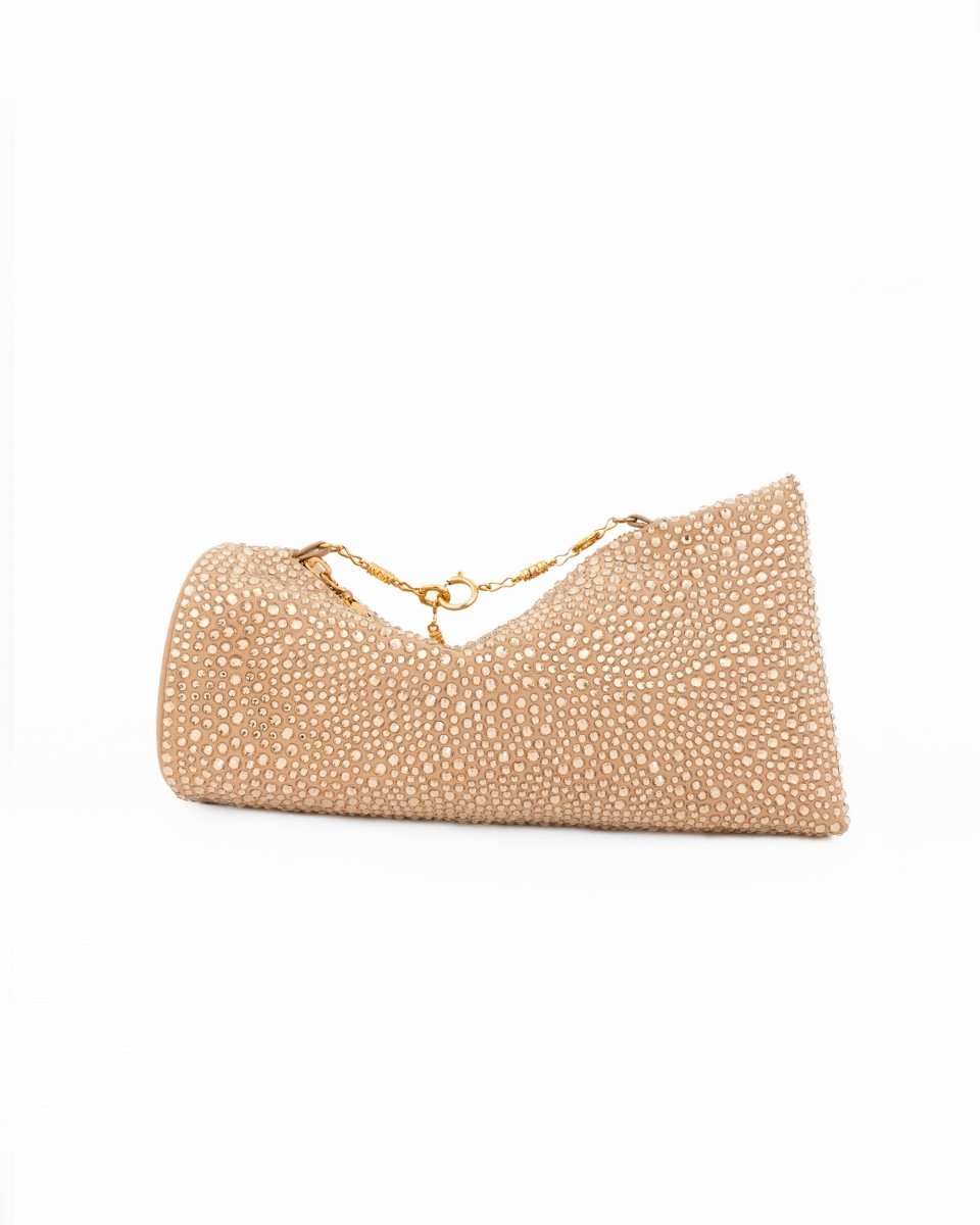 Crystal - Embellished Convertible Clutch - Gemy Maalouf