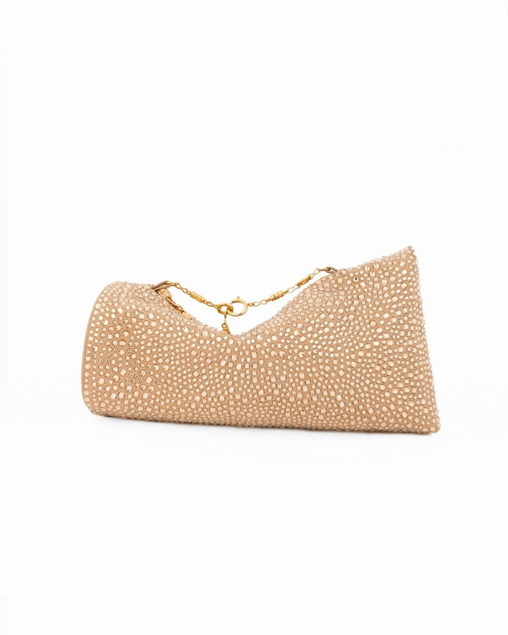 Crystal - Embellished Convertible Clutch - Gemy Maalouf