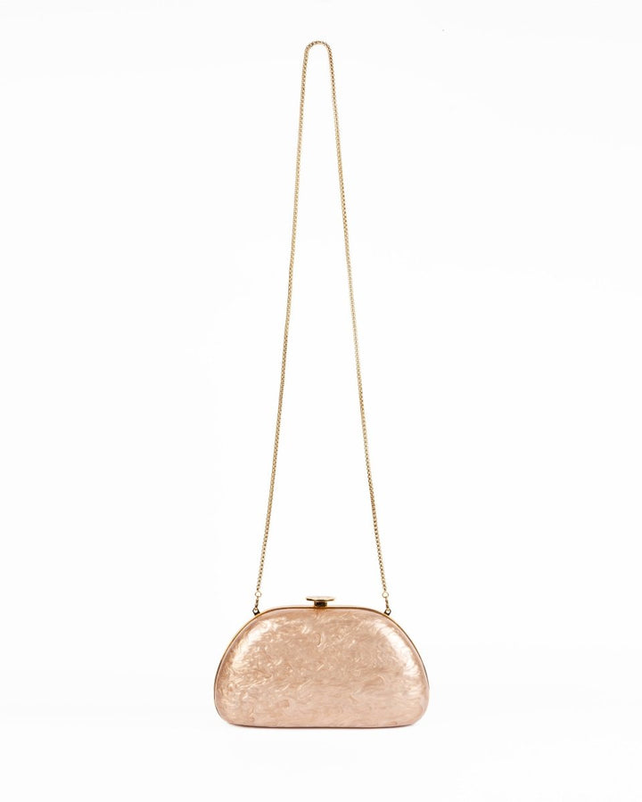 Glossy Marbled Clutch - Gemy Maalouf