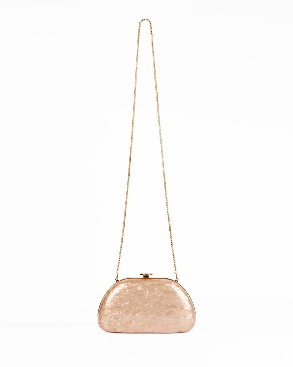 Glossy Marbled Clutch - Gemy Maalouf