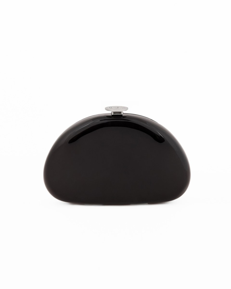 Glossy Sculpted Clutch - Gemy Maalouf