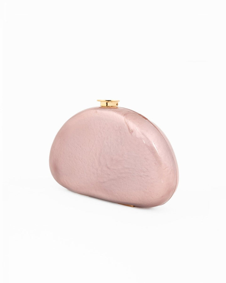 Glossy Sculpted Clutch - Gemy Maalouf