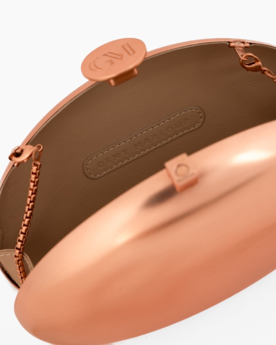 Reflective Metallic Clutch - Gemy Maalouf