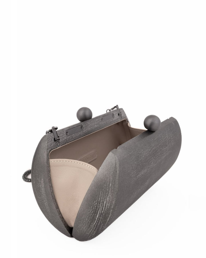 Wooden Hard - Shell Clutch - Gemy Maalouf