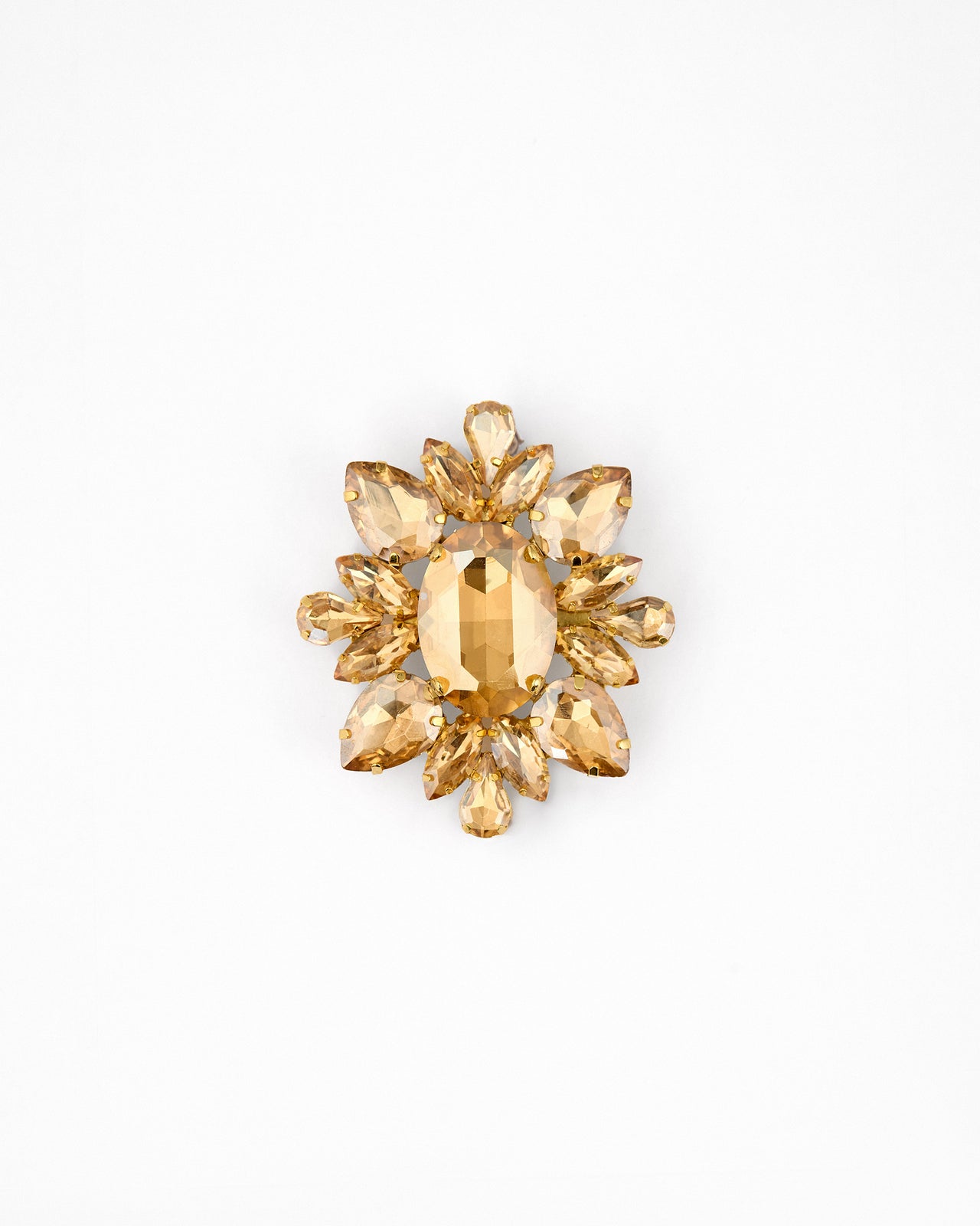 Crystal-embellished Brooch