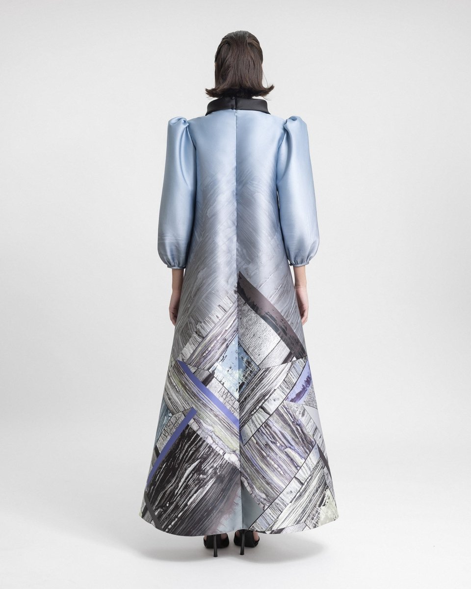 Puffed 3/4 Sleeves Kaftan - Gemy Maalouf