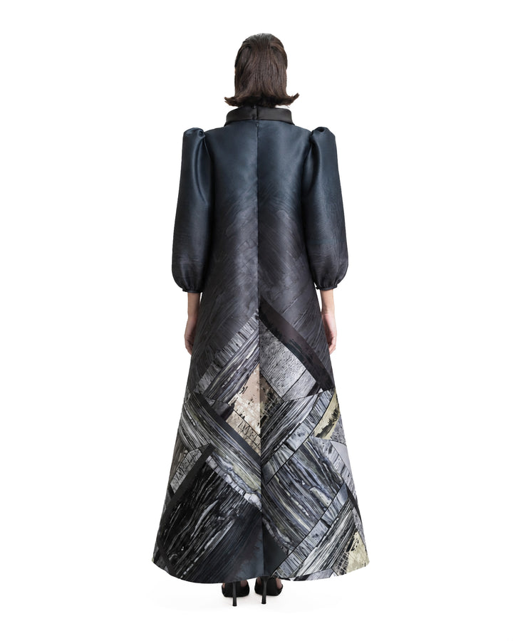 Puffed 3/4 Sleeves Kaftan