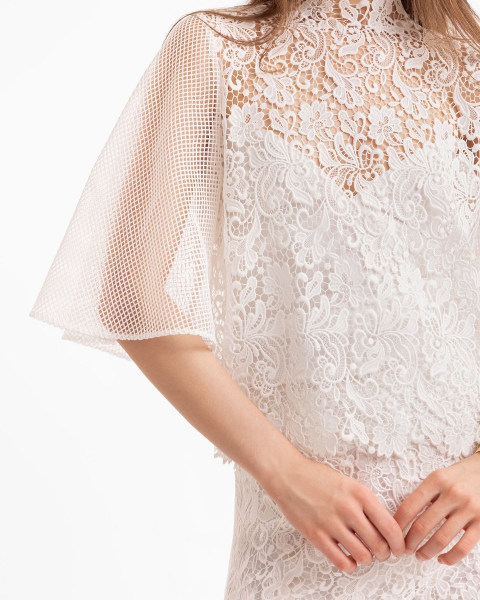 Guipure Top - Gemy Maalouf