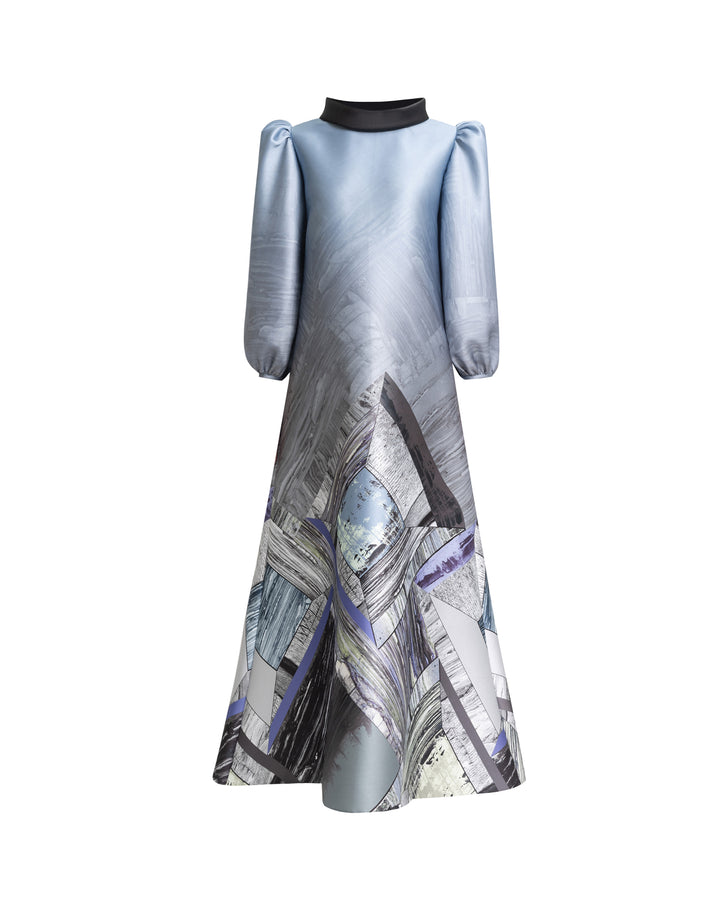 Puffed 3/4 Sleeves Kaftan