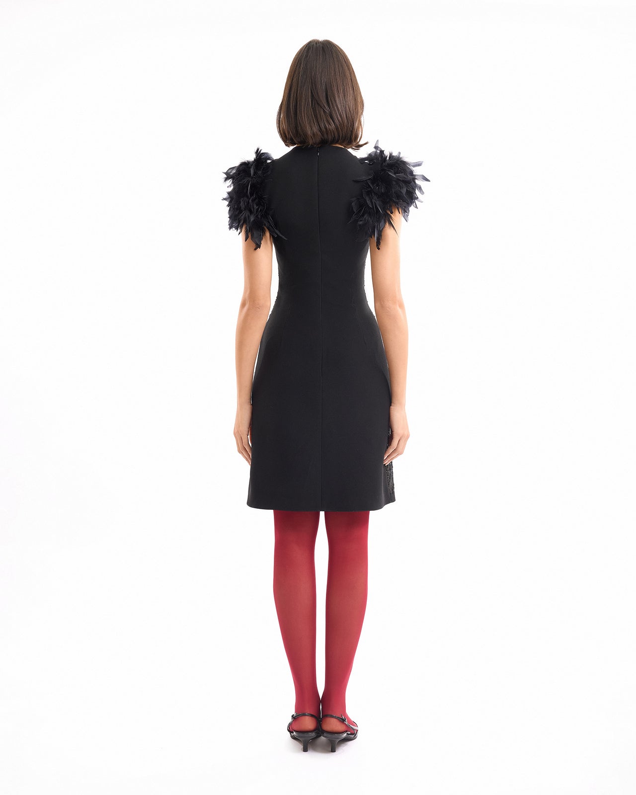 Sequined Feather Dress