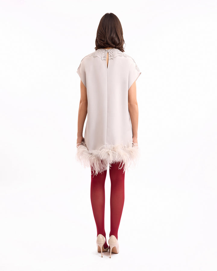 Embroidered Short Dress