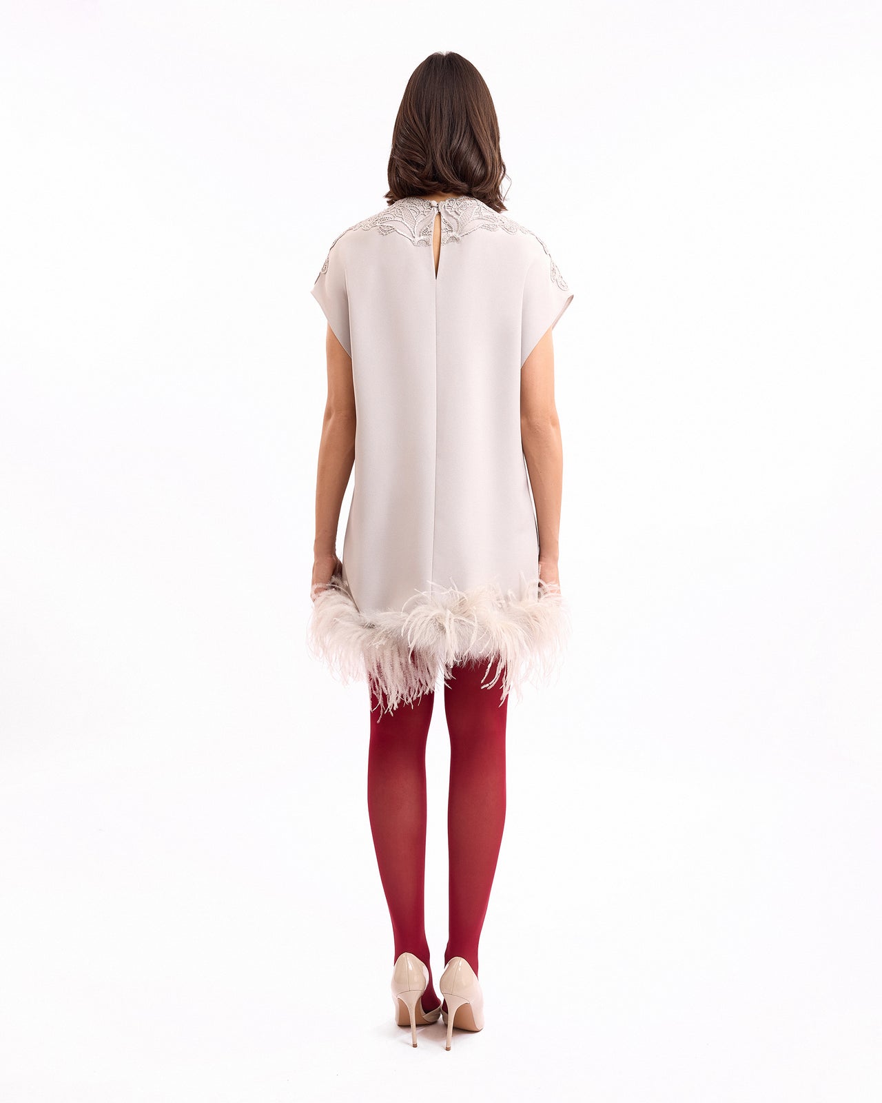 Embroidered Short Dress