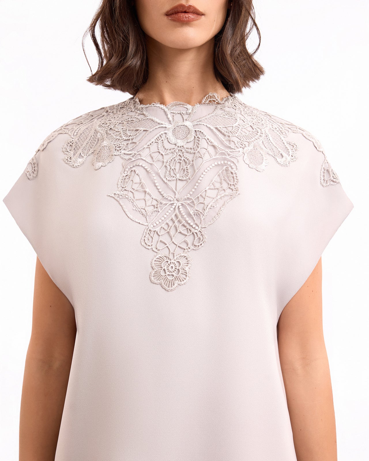 Embroidered Short Dress