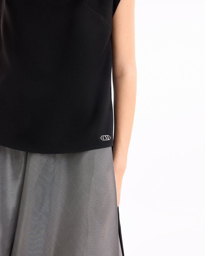 High-Neck Metallic Set