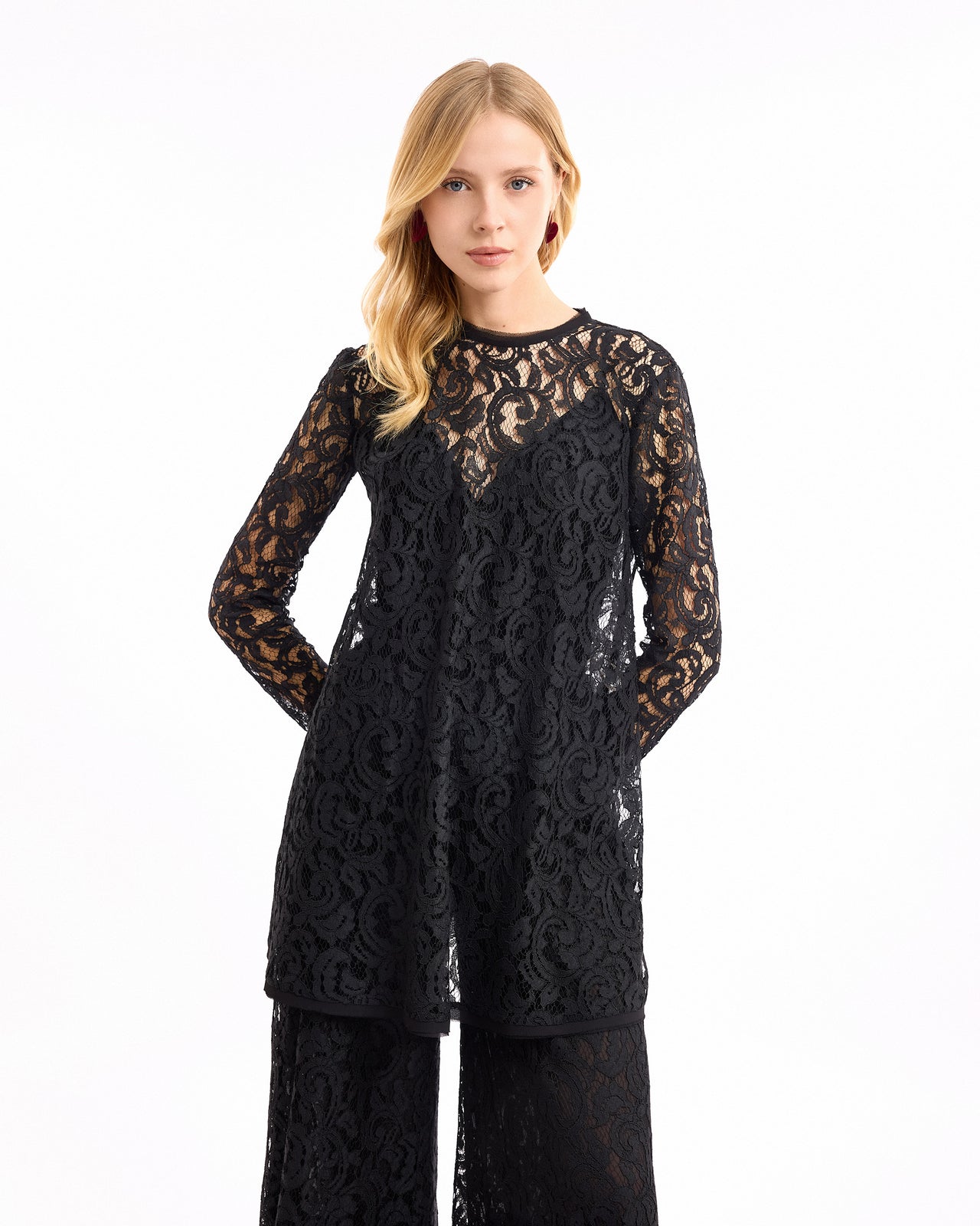 Sheer Lace Top