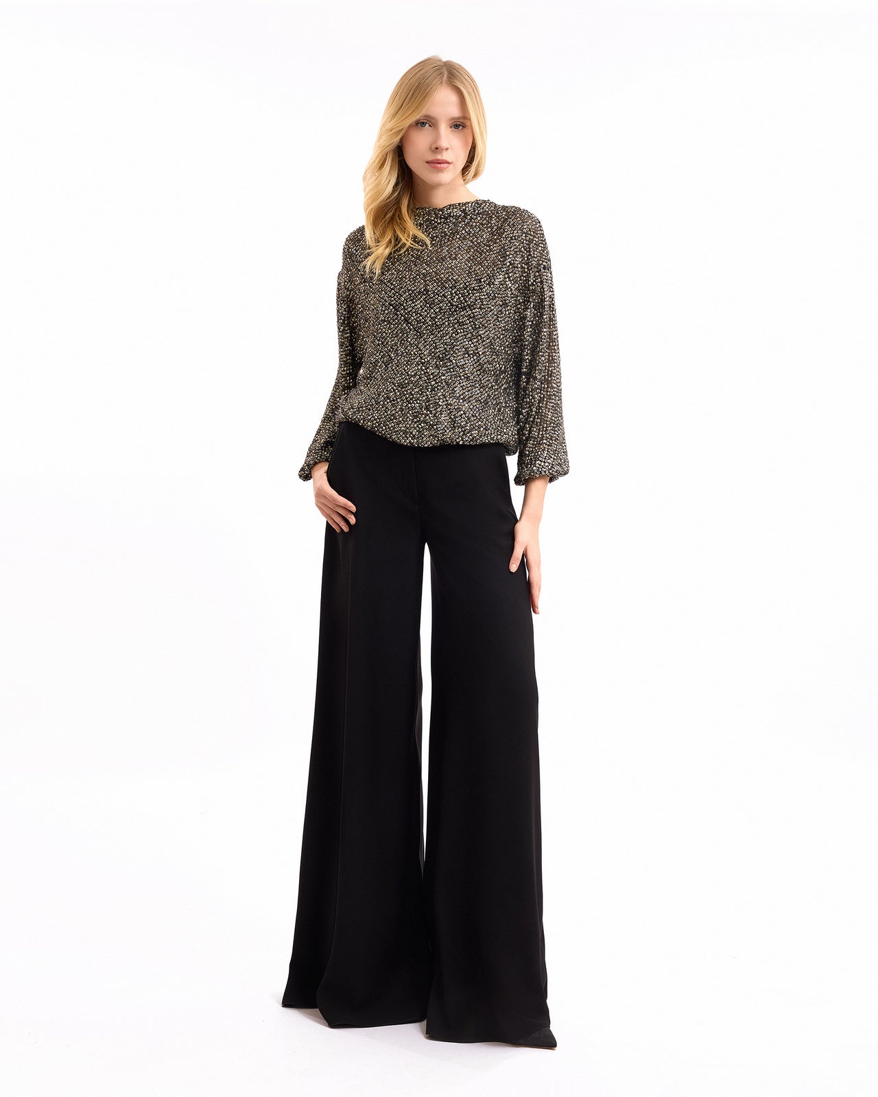 Studded Top with Trousers