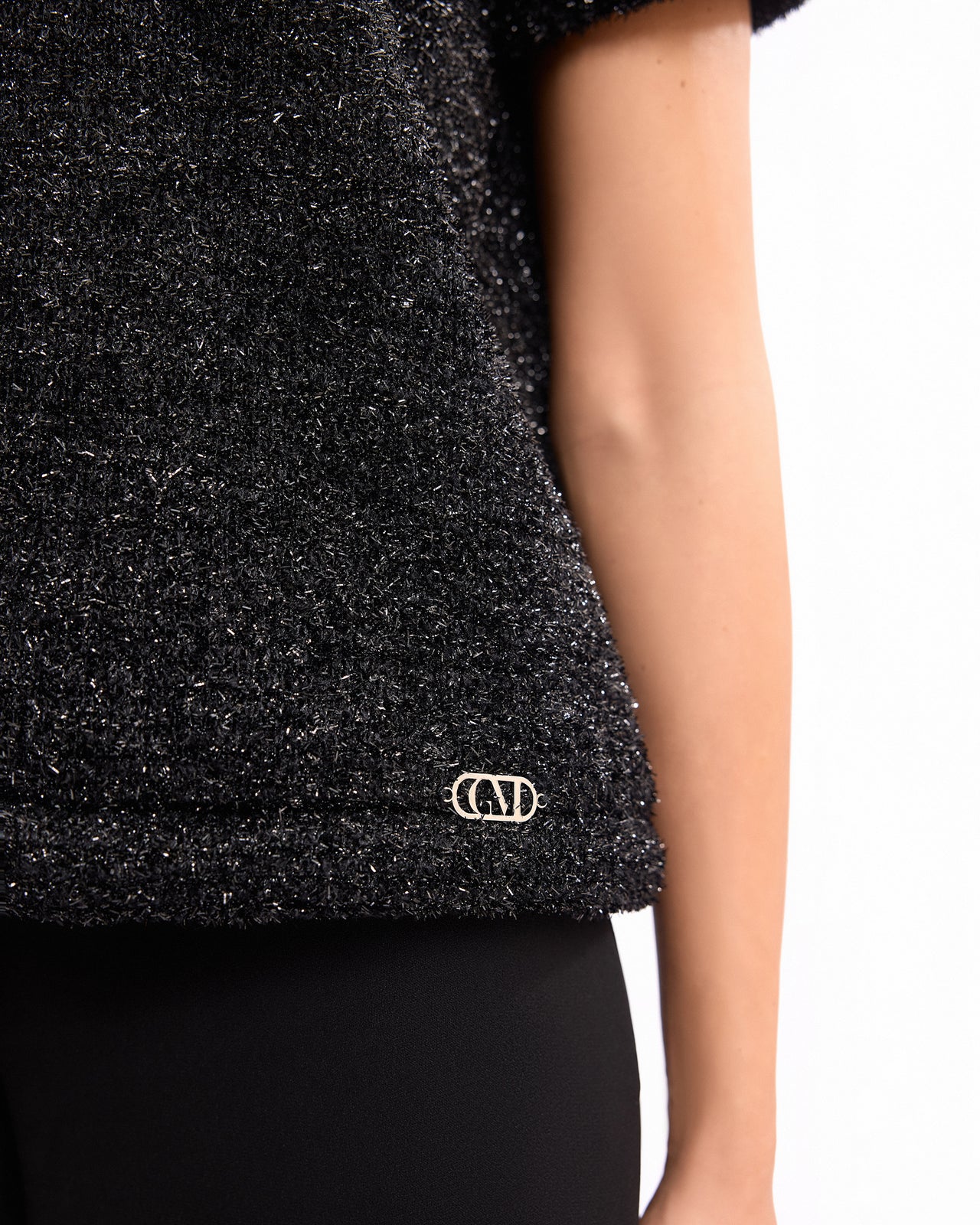 Textured Top with Trousers