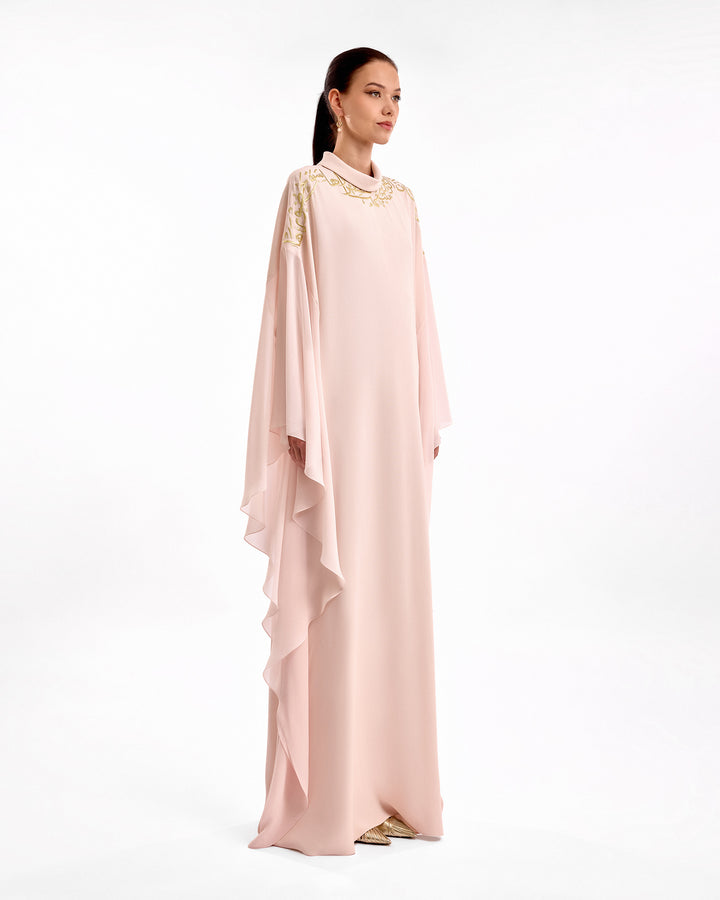 Embroidered Sleeve Kaftan
