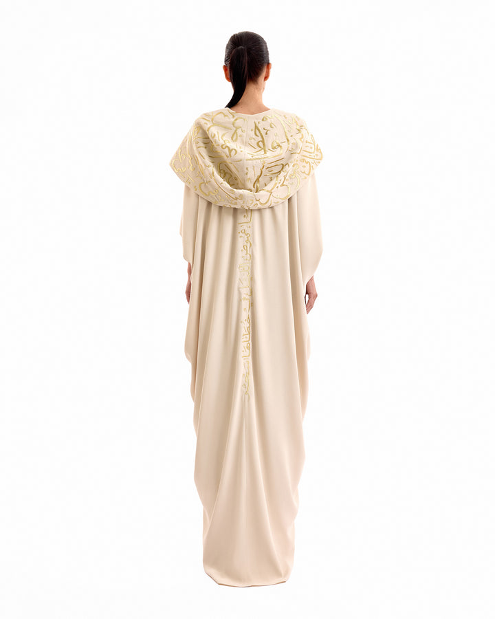 Calligraphy Hood Kaftan