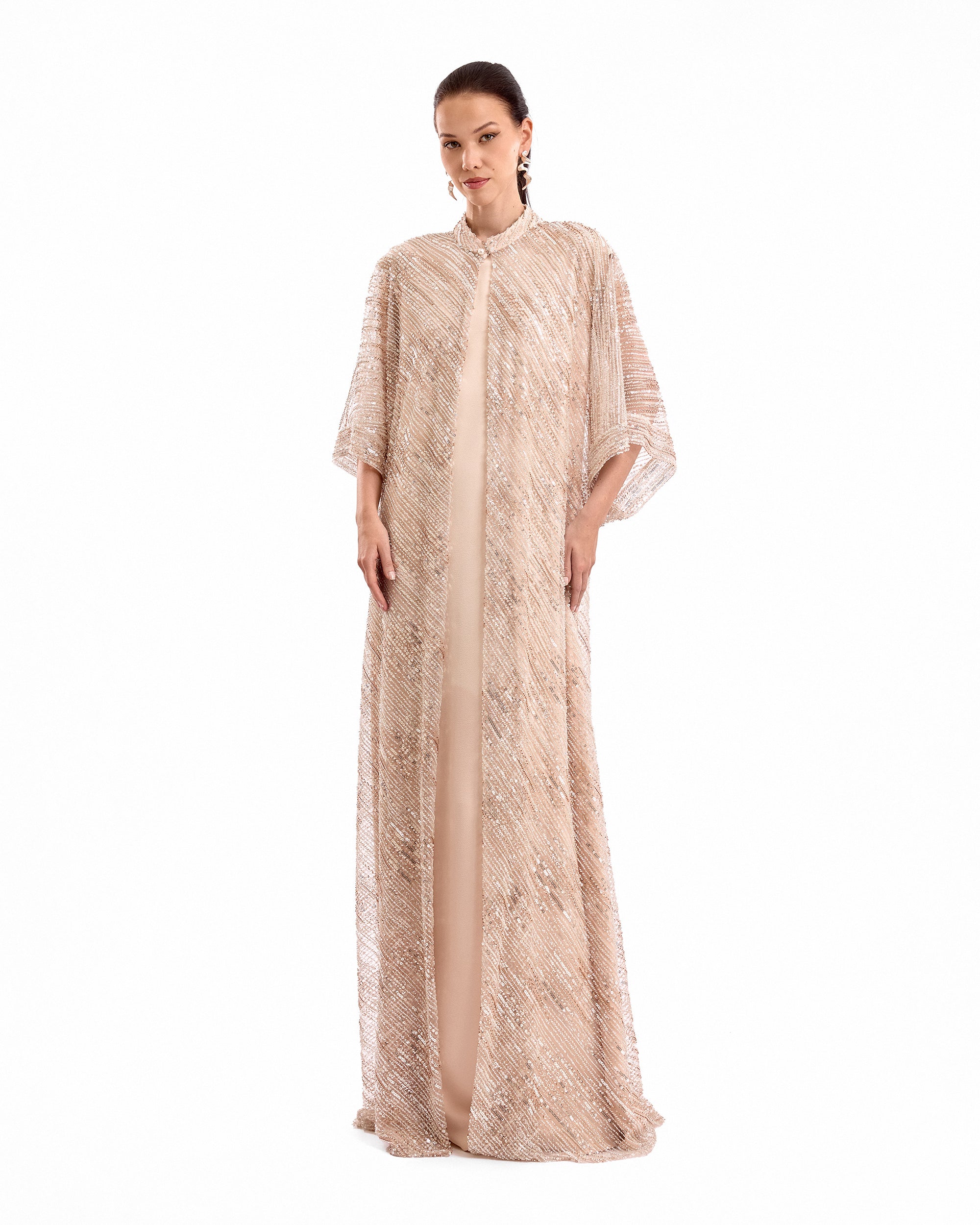 Beaded Open Kaftan