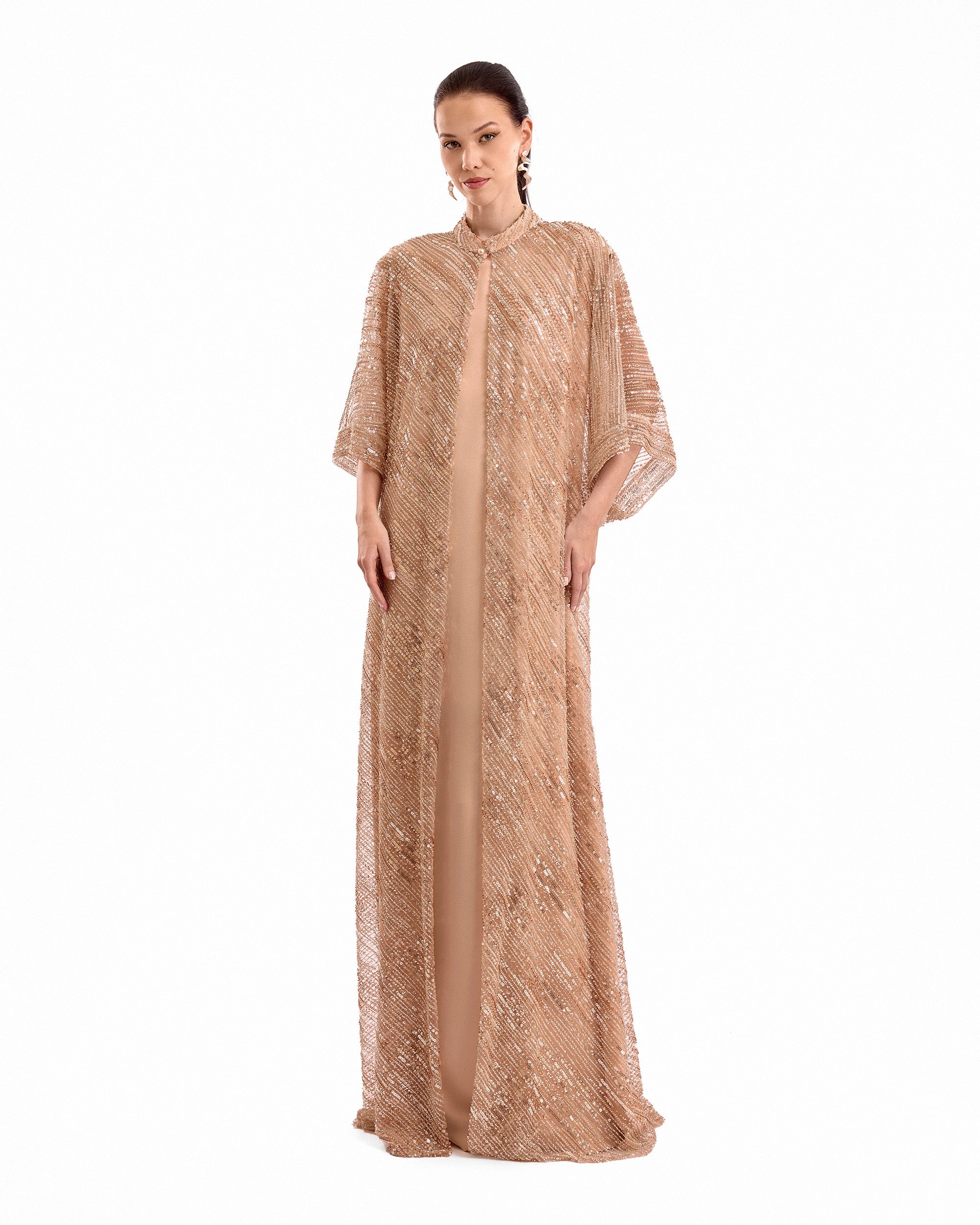 Beaded Open Kaftan
