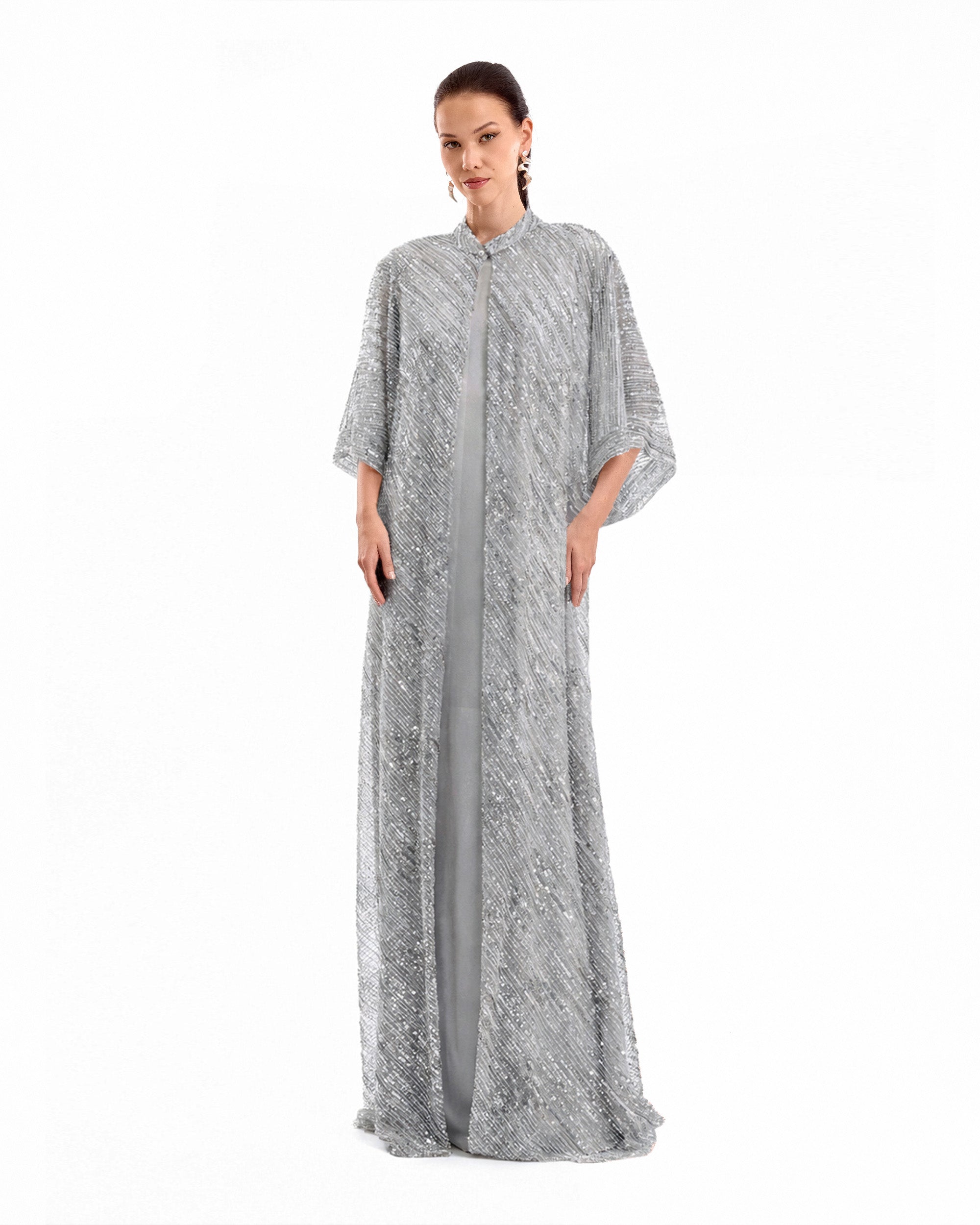 Beaded Open Kaftan