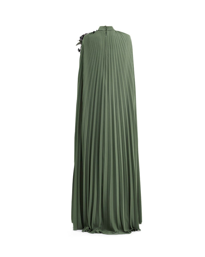 Feathered Shoulder Kaftan