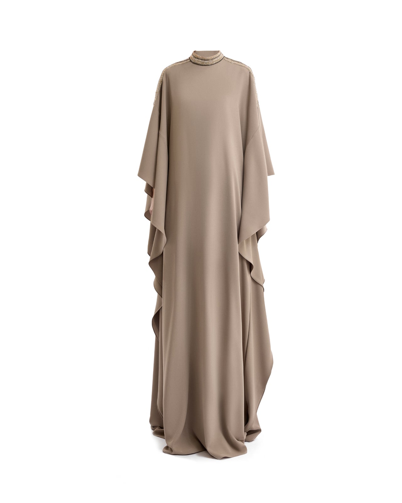 Beaded Draped Kaftan